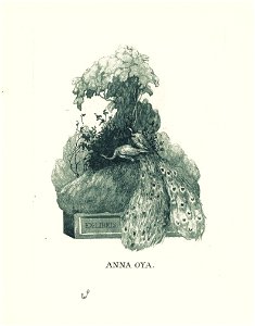 Franz von Bayros Ex libris Anna Oya