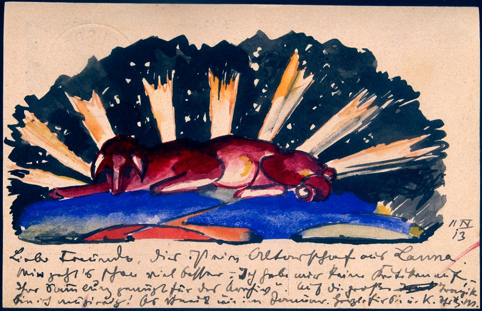 Franz Marc - Altarschaf aus Lana