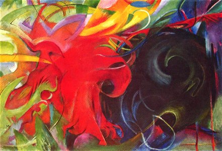 Franz Marc 012. Free illustration for personal and commercial use.