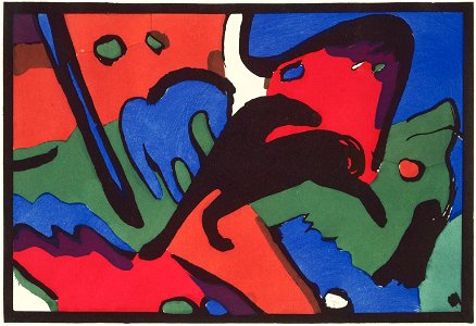 Franz Marc and Wassily Kandinsky, published by R. Piper & Co. - Der Blaue Reiter (The Blue Rider) - Google Art Project. Free illustration for personal and commercial use.