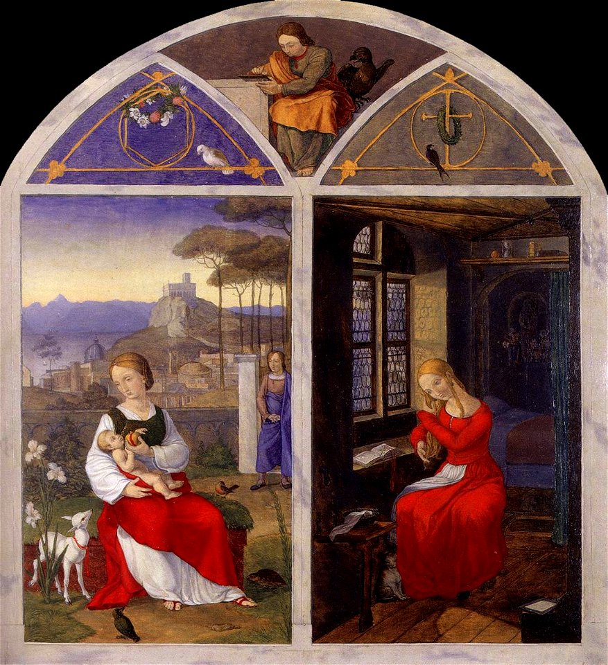 Franz Pforr - Shulamit and Mary - WGA17402