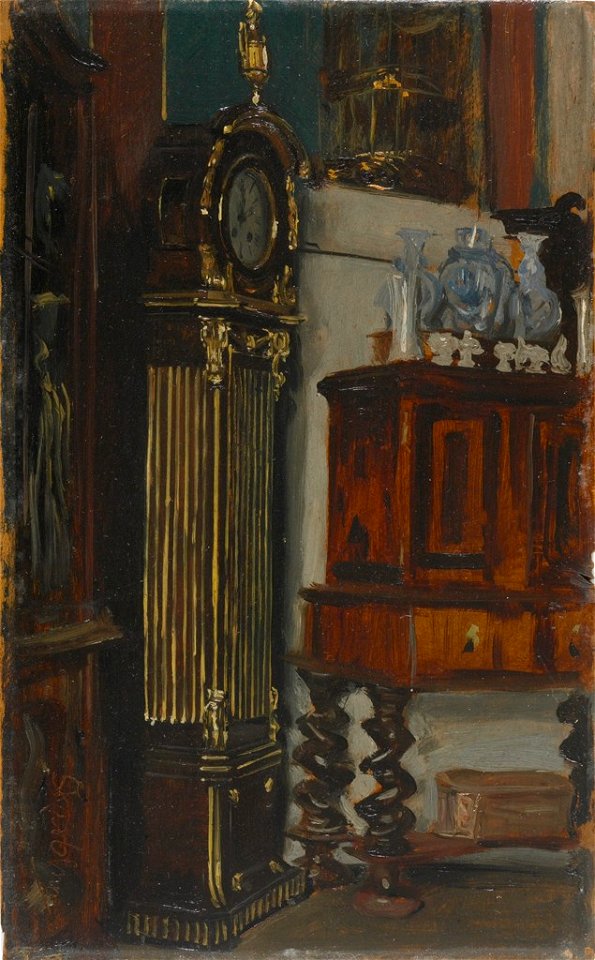 Franz Skarbina - Corner of an Antique Dealer's Shop - BR64.63 - Busch–Reisinger Museum