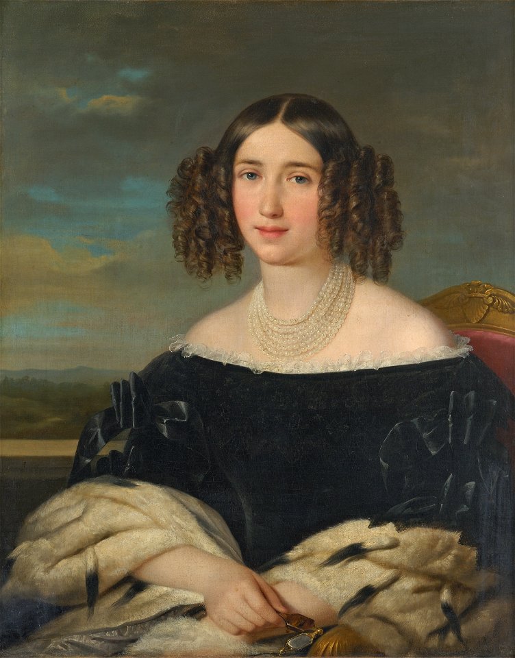 Franz Schrotzberg - Gräfin Wilhelmine von Auersperg - 3865 - Österreichische Galerie Belvedere