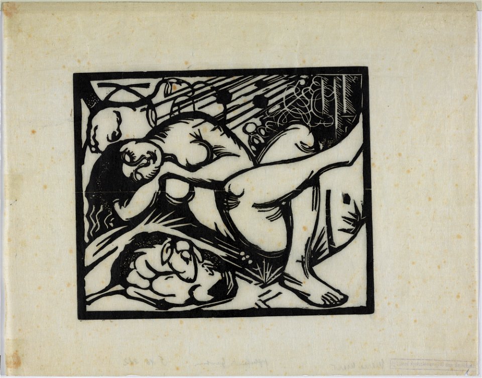 Franz Marc - Schlafende Hirtin