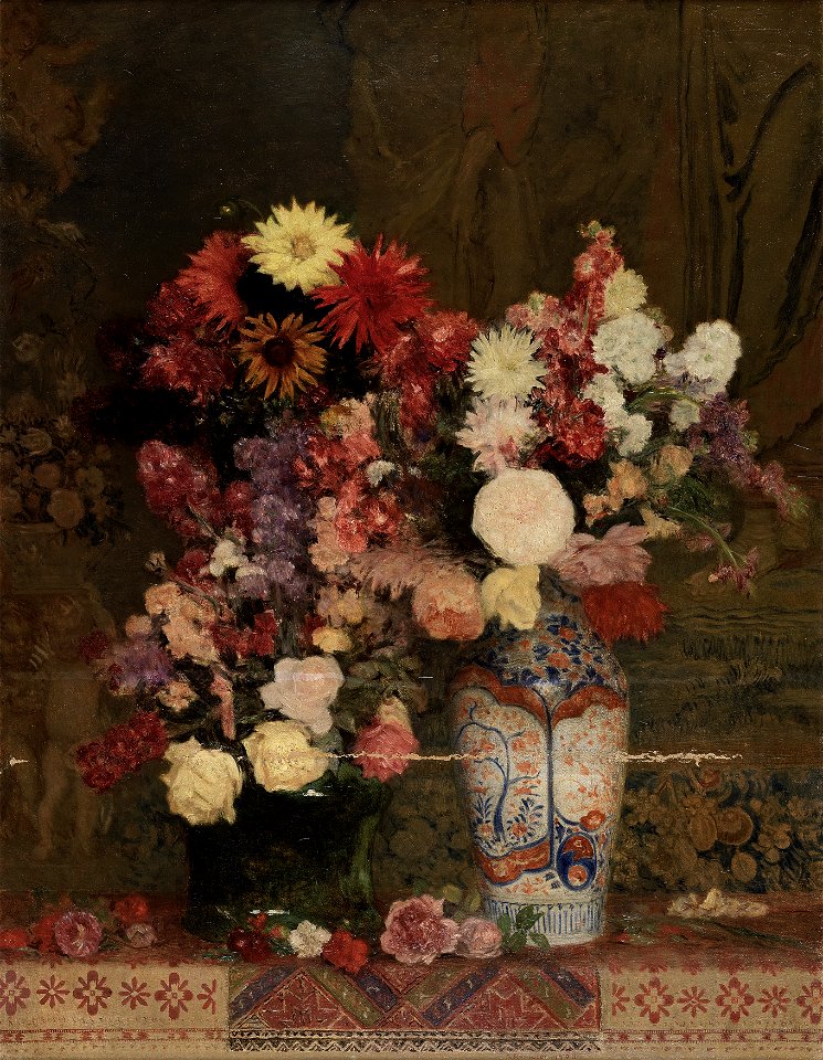 Franz Rumpler - Herbstblumen mit Vase - 1419 - Österreichische Galerie Belvedere