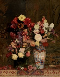 Franz Rumpler - Herbstblumen mit Vase - 1419 - Österreichische Galerie Belvedere