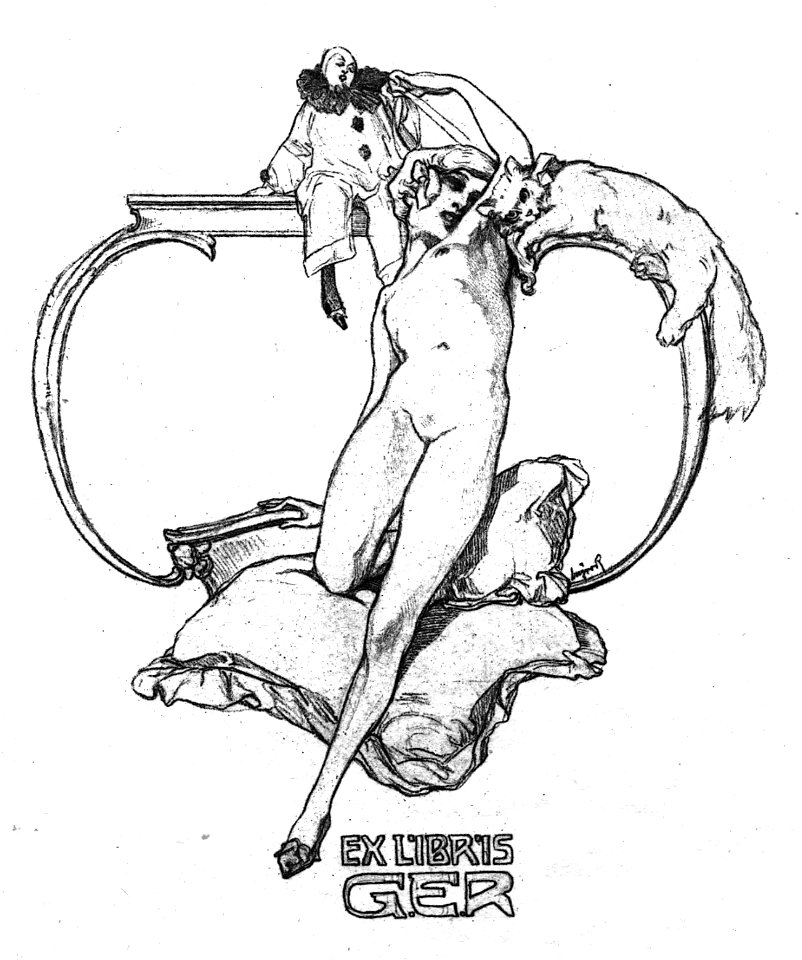 Franz von Bayros Ex libris GER