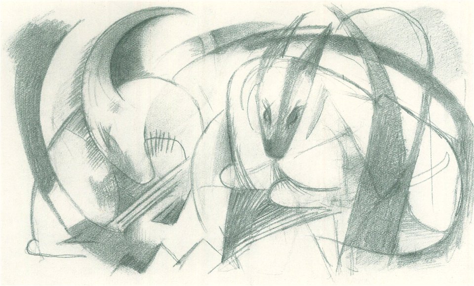 Franz Marc - Skizzenbuch aus dem Felde - Blatt 13