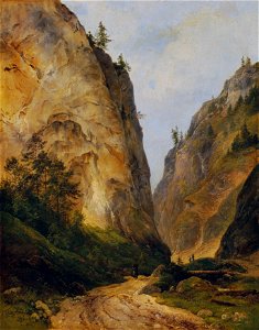 Franz Steinfeld - Felsental (Im Höllental) - 2334 - Österreichische Galerie Belvedere