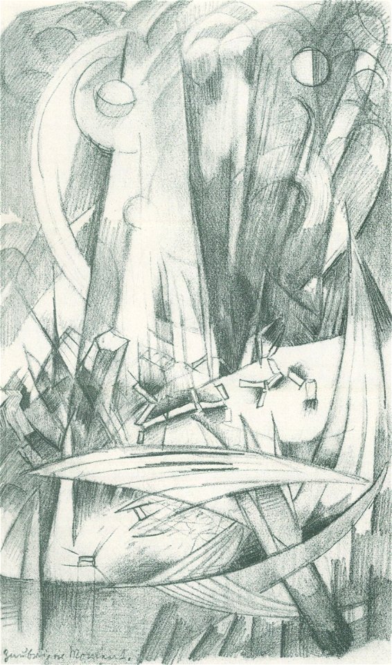 Franz Marc - Skizzenbuch aus dem Felde - Blatt 21