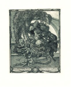 Franz von Bayros Ex libris Princesse Alexandra Victoria de Prusse