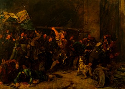 Franz von Defregger - Die Erstürmung des Roten Turmes in der Sendlinger Bauernschlacht 1705 - G 4084 - Lenbachhaus