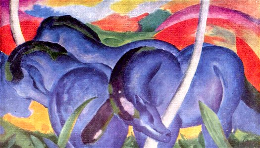 Franz Marc 005. Free illustration for personal and commercial use.