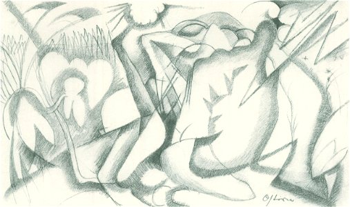 Franz Marc - Skizzenbuch aus dem Felde - Blatt 19