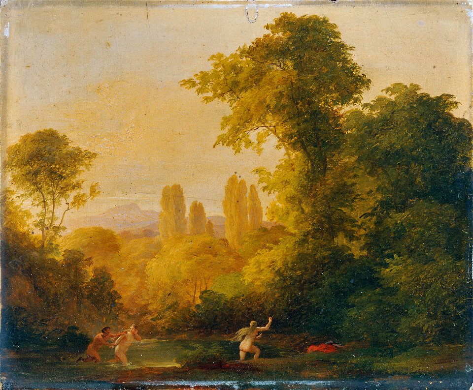 Franz Schrotzberg - Landschaft mit mythologischer Staffage - 7203 - Österreichische Galerie Belvedere