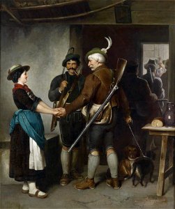Franz von Defregger Abschied des Jägers