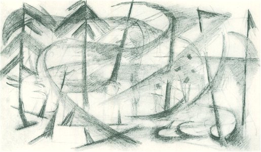 Franz Marc - Skizzenbuch aus dem Felde - Blatt 35