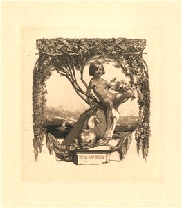 Franz von Bayros Ex libris H R Rosen 01