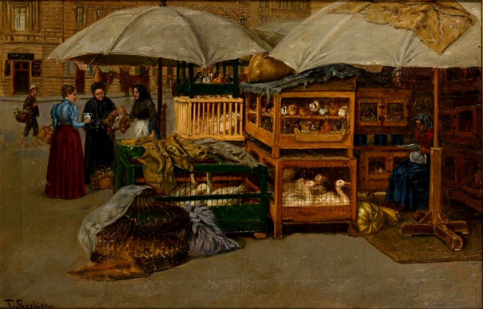 Franz Skarbina Geflügelmarkt