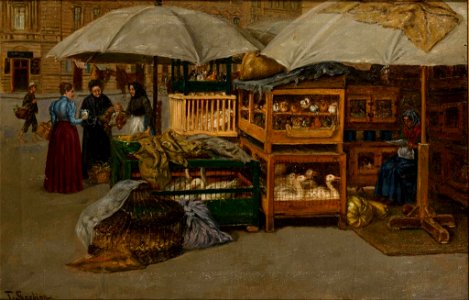 Franz Skarbina Geflügelmarkt