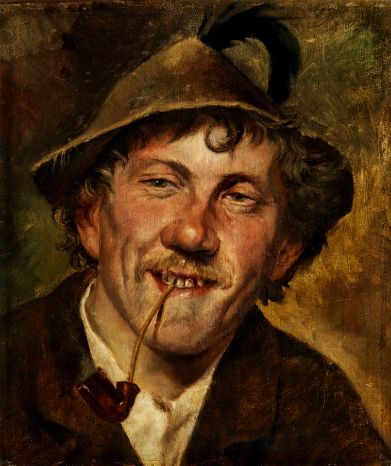 Franz von Defregger Tiroler Bauer 1880s 1235