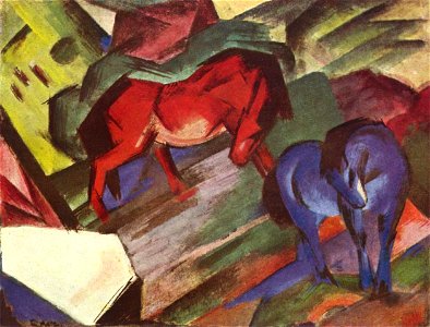 Franz Marc 023. Free illustration for personal and commercial use.