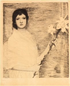 Franz Stuck Innocentia Radierung