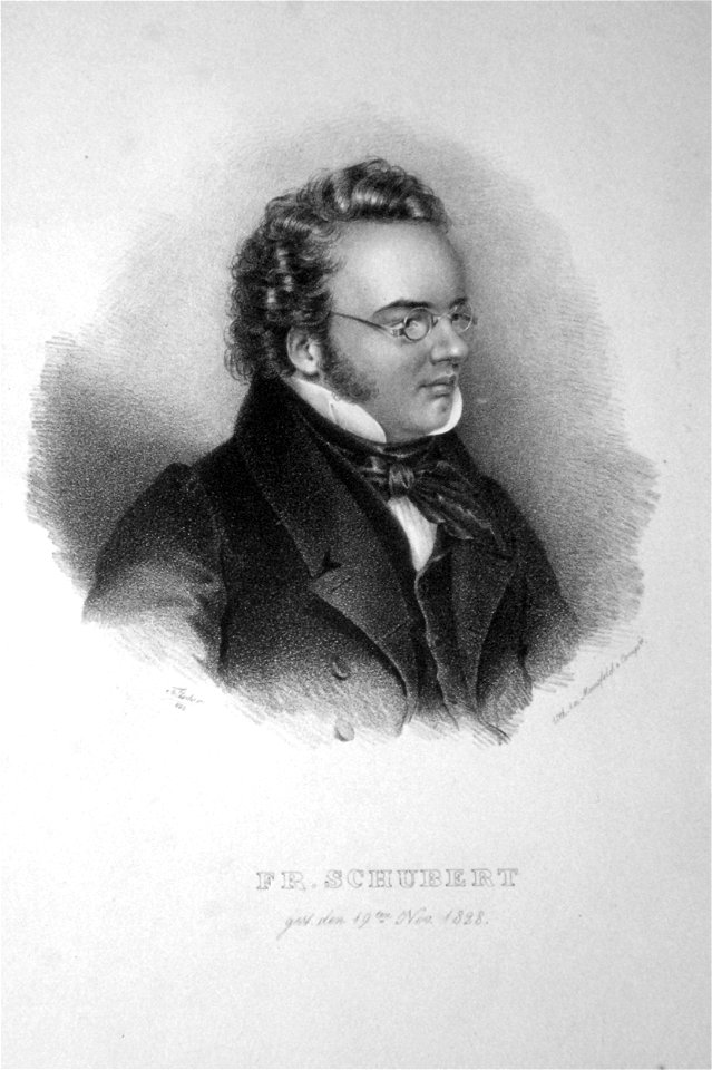 Franz Schubert Teltscher Litho