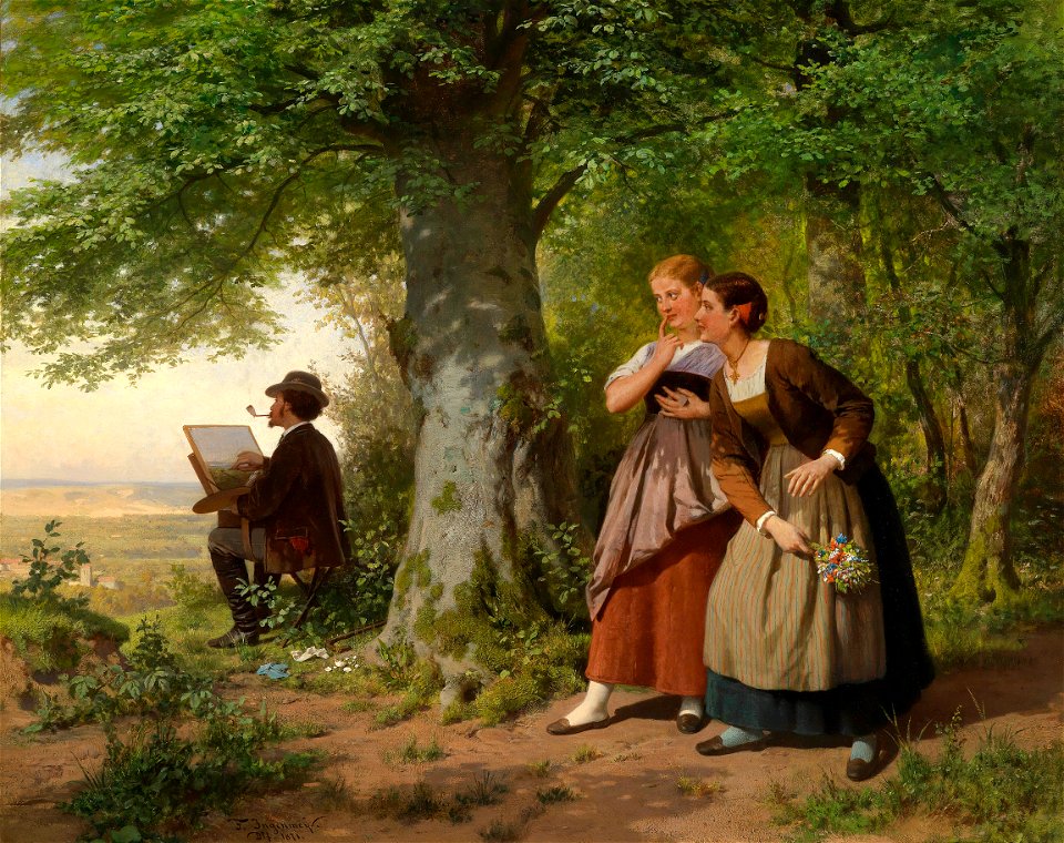 Franz Maria Ingenmey Der bewunderte Künstler 1871