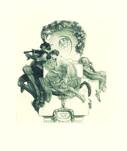 Franz von Bayros Ex libris Sigmund Stössel