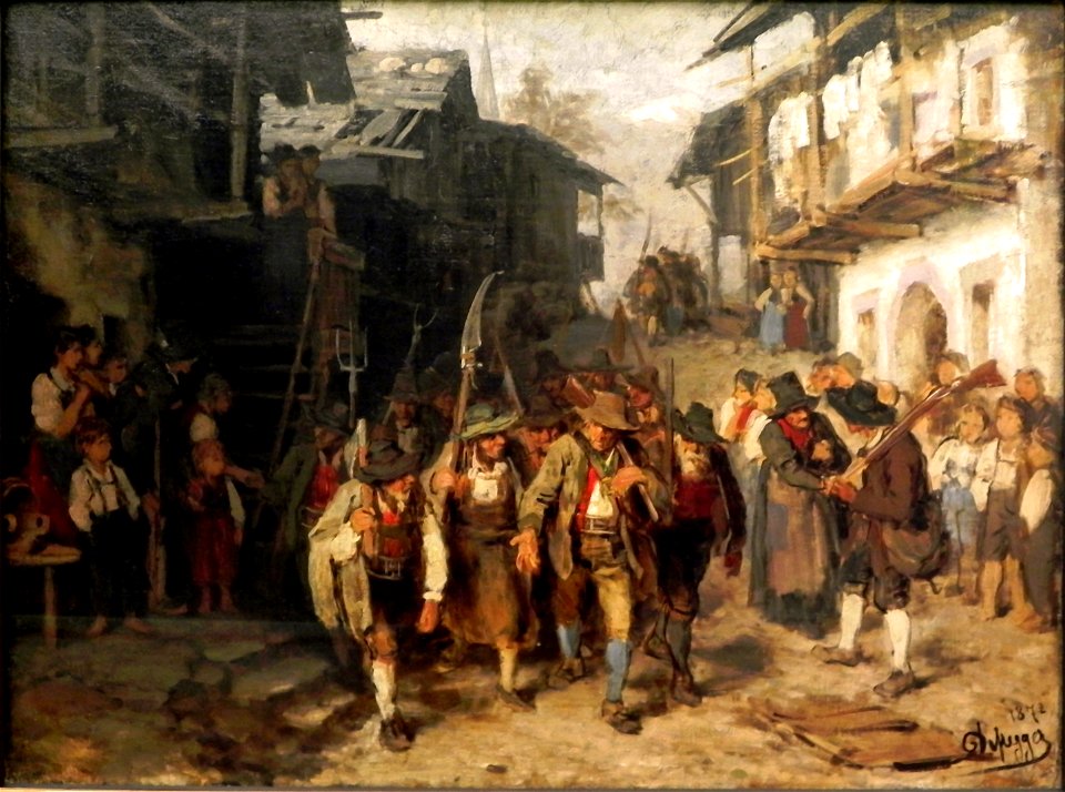 Franz v Defregger Letztes Aufgebot (1)