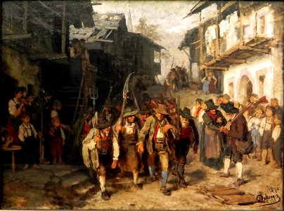 Franz v Defregger Letztes Aufgebot (1)