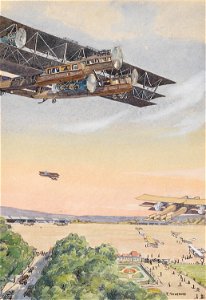 Franz Poledne Doppeldecker-Flugshow