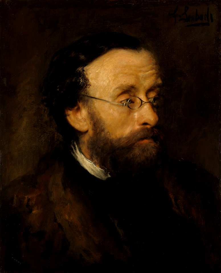 Franz von Lenbach - Der Landschaftsmaler Eduard Schleich - G 15685 - Lenbachhaus