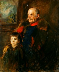 Franz von Lenbach General Hartmann und Sohn c1870