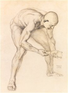 Franz von Stuck Männlicher Akt - Studie zu Adam und Eva
