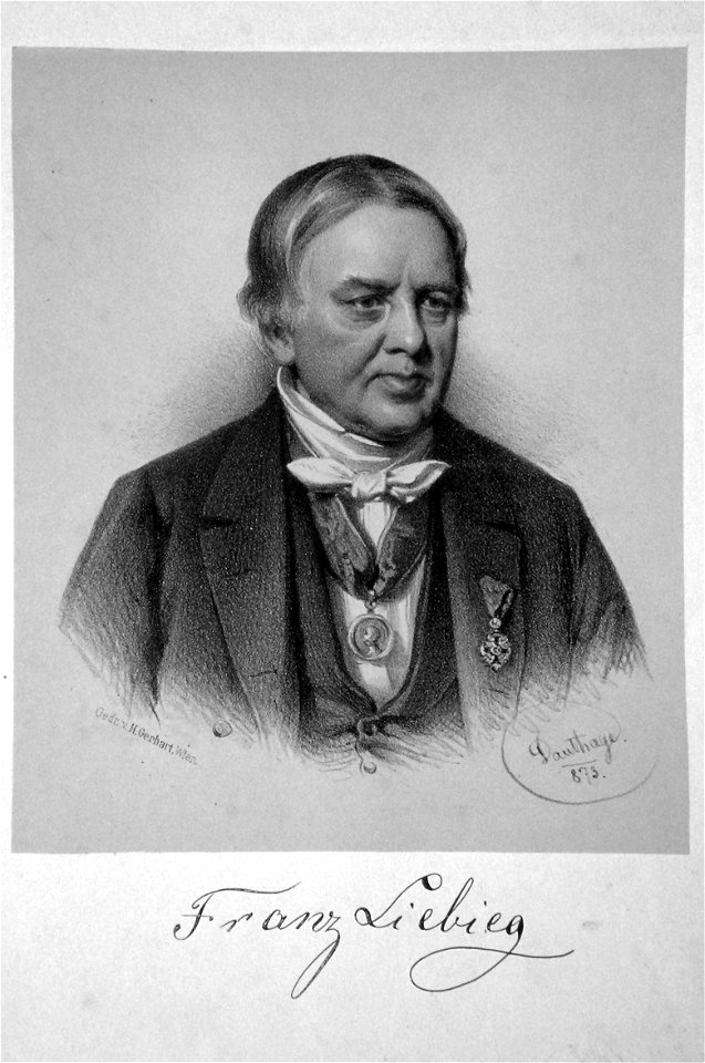 Franz von Liebig d. Ä. Litho