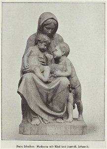 Franz Scheiber - Madonna mit Kind und jugendlichem Johannis