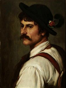 Franz von Defregger Junger Bauer 1910