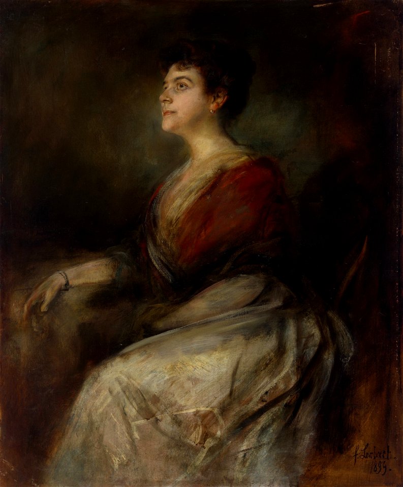Franz von Lenbach - Porträt Harriet von Bleichröder, 1899