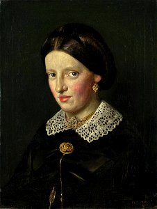 Franz von Lenbach Porträt Marie Lenbach 1857
