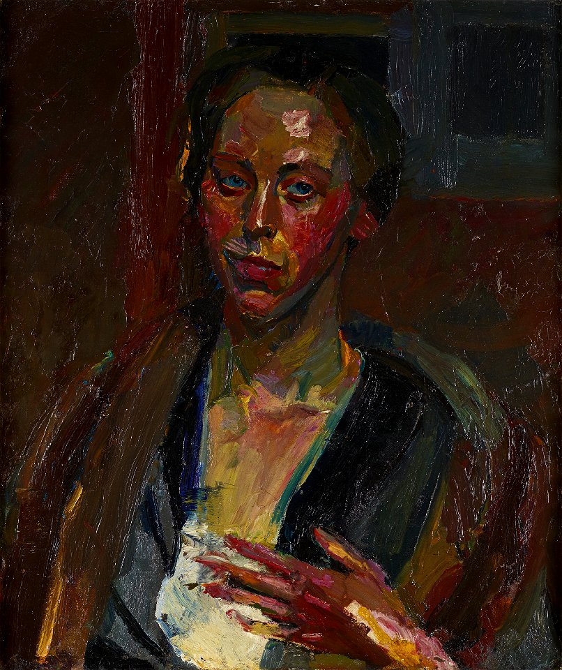 Franz Wiegele - Die schwedische Malerin Ella Wanner - 2886 - Österreichische Galerie Belvedere