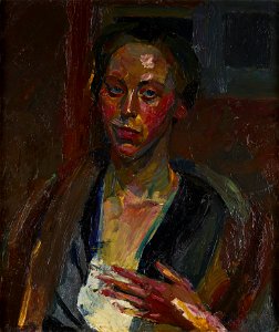 Franz Wiegele - Die schwedische Malerin Ella Wanner - 2886 - Österreichische Galerie Belvedere