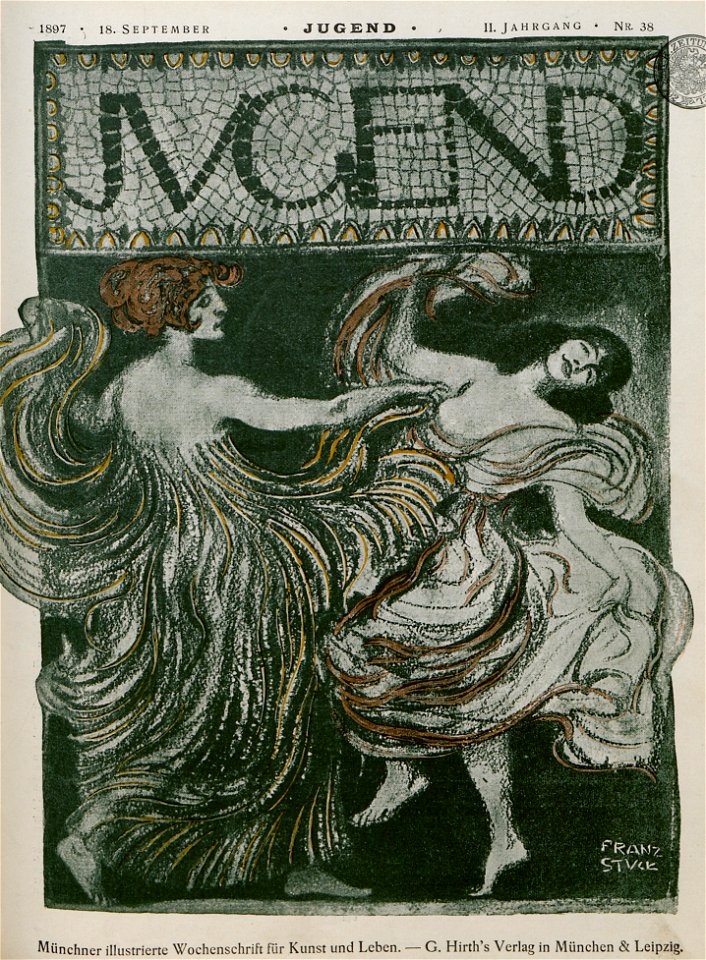Franz Stuck - Jugend Nr. 38, 1897