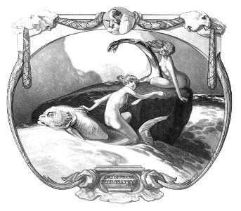 Franz von Bayros Ex libris Georg Schneider