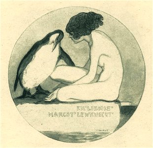 Franz von Bayros Ex libris Margot Lewknecht