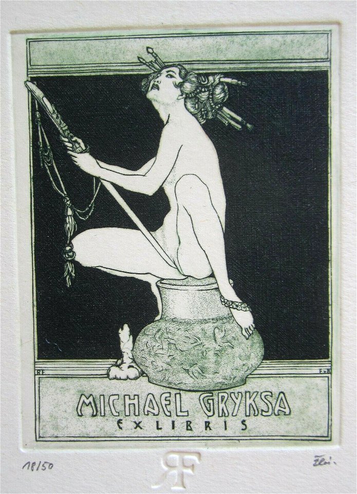 Franz von Bayros - Ex libris Michael Gryska