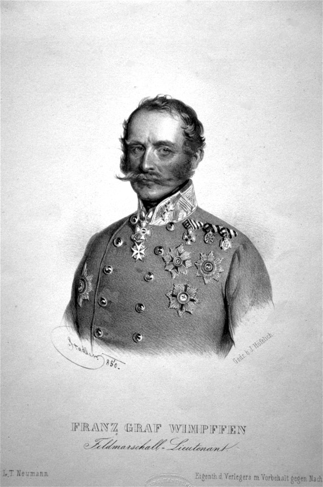 Franz von Wimpffen Stadler Litho