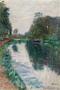 Franz Skarbina Flusslandschaft