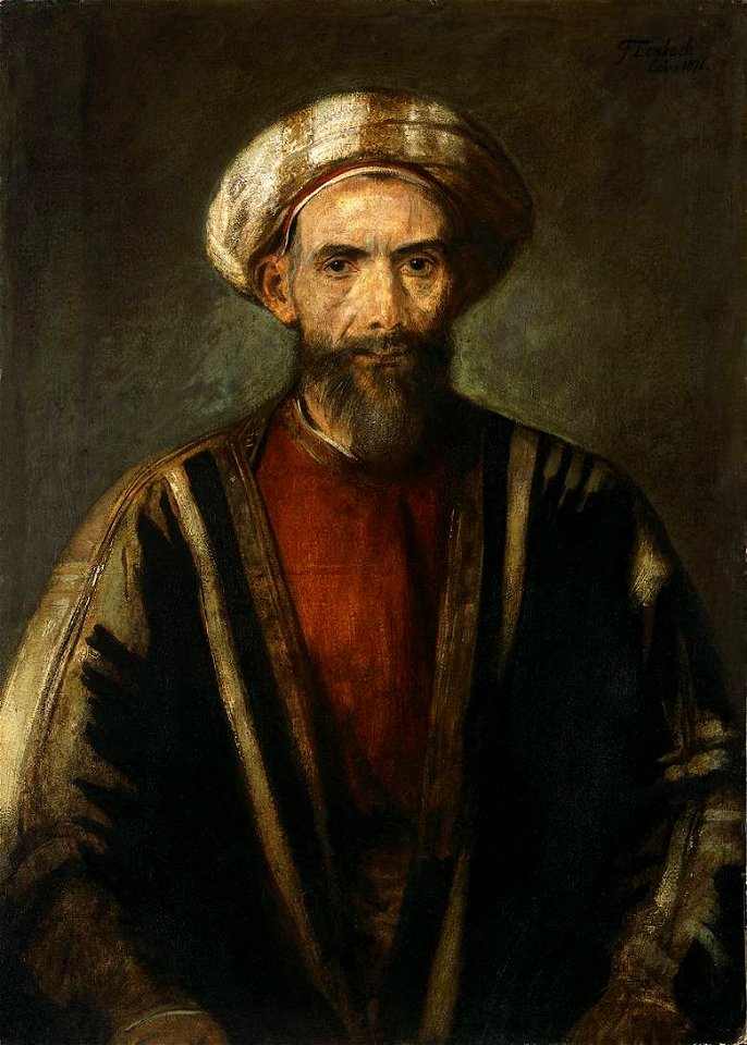 Franz von Lenbach Bildnis eines Arabers 1876